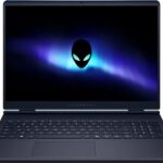 لاب توب ألعاب 2025 الين وير 16 أورورا وانتل 10- نواة 7 240H وانفيديا جي فورس RTX 5060 8 جيجابايت و32 جيجابايت DDR5 1 تيرابايتSSD و16 بوصة وويندوز 11 وواي فاي وبلوتوث وإضاءة خلفية من ديل أزرق انديجو