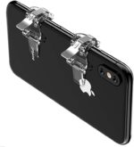 ⁦Other PUBG S4 Mobile Gamepad Trigger Game Fire Button Phone Sensitive Shoot Aim Key, Transparent USB Smartphone Gaming Controller for Android IOS⁩ - الصورة ⁦2⁩