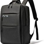 حقيبة ظهر Energy Case® PlayStation 5، متوافقة مع جميع إصدارات وحدة التحكم في ألعاب الفيديو الرقمية Sony PlayStation 5، حقيبة سفر، حقيبة واقية لجهاز PS5، حقيبة متعددة الوظائف، (أسود)
