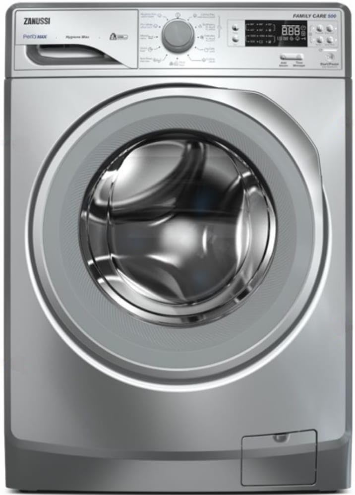 Automatic Washing Machine(PERLAMAX), Front Load, DIGITAL MULTI PROGRAM, Pro-white Steam, 7kg, Silver - ZWF7240SV5