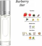 ⁦Oil Perfume Burberry Her – رول أون 12 مل، زيت عطري مركز فاخر، خالٍ من الكحول، عطر شرقي – غربي ثابت وفواح للجنسين Inspired by Burberry Her- perfumes for women⁩ - الصورة ⁦2⁩