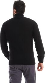 Andora mens Long Sleeve Knitted Zipper Closure Pullover Sweater (pack of 1) - الصورة 5
