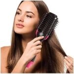 ⁦مجفف ومصفف شعر كهربائي بتصميم فرشاة ون ستيب بقوة 1200W، 3 في 1 لتجفيف وفرد وتصفيف مناسب للشعر⁩ - الصورة ⁦2⁩