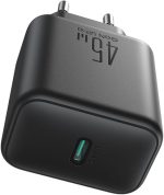 شاحن طراز JR-TCG13 بقوة 45 وات بتقنية GaN بمنفذ USB نوع C من جوي رووم، أسود - الصورة 2