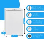 ⁦Bomann Freezer with 91 L Net Capacity, Small Freezer with Acoustic Door Warning Signal, Mini Fridg with Quick Freeze Function and 4 Star Marking, Door Hinge Changeable, GS 7243 White [Energy Class E]⁩ - الصورة ⁦2⁩
