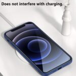 ⁦جراب حماية من السيليكون والبولي يوريثين الحراري متوافق مع فيفو V60 لايت 5G (6.75 بوصة)، جراب حماية للموبايل من هافان، ازرق ياقوتي⁩ - الصورة ⁦4⁩