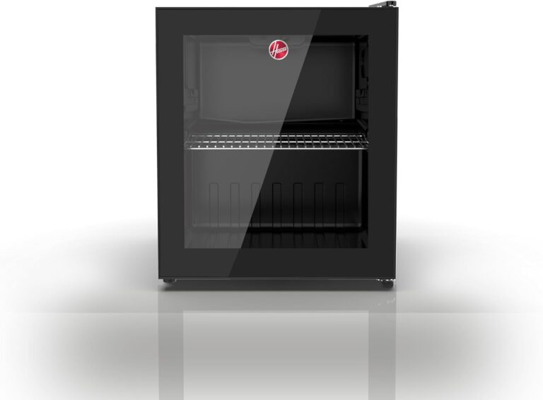 هوفر مبرد مستحضرات التجميل HBC-K65-B قابل للتعديل للباب الزجاجي، ضوء LED