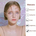 ماسكارا بلون بني متينة ومقاومة للماء لزيادة كثافة الرموش من روز بيري، 10 مل - الصورة 2