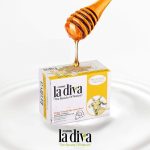 ⁦صابون طبيعي مضاد للبكتيريا مصنوع يدويا من لا ديفا، معطر بالزيوت العطرية الفاخرة والنكهات الطبيعية، للرجال والنساء، للوجه والجسم، 155 غرام (حليب الماعز والعسل)⁩ - الصورة ⁦2⁩