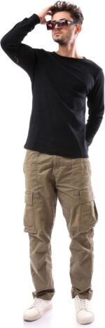 ⁦Andora Mens Pique Pattern Slip On Sweatshirt⁩ - الصورة ⁦7⁩