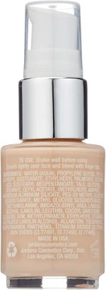 Jordana Creamy Liquid Face Foundation with Pump - 01 Natural, 1 oz. - الصورة 2