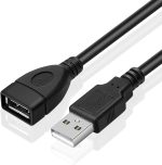 كابل وصلة USB ذكر إلى أنثى سلك تمديد نوع ايه لنقل البيانات من اكسون بطول 1.5 متر موديل X1140، لوحة مفاتيح - الصورة 2