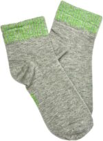 ⁦Future Pack Of 3 Short Socks, Cotton Lycra Blend - Unisex 36-40 White,Pink,Grey⁩ - الصورة ⁦2⁩