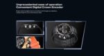 ⁦ساعة انفنيكس XWatch3GT- XW3GT الذكية: مقاومة للماء بتصنيف IP68، شاشة HD كبيرة للغاية 1.54 انش، 123 وضع رياضي، دعم مكالمات بلوتوث، مراقبة الصحة وتتبع اللياقة البدنية، سوارين، ضمان لمدة عام⁩ - الصورة ⁦10⁩