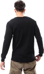 ⁦Andora Mens Pique Pattern Slip On Sweatshirt⁩ - الصورة ⁦3⁩