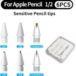 Replacement Pencil Tips for Apple Pencil Pro,Upgraded Pencil Tips fit for Apple 2nd 1st Gen USB-C,and Logitech Crayon Digital Pencil,Pencil Tips Pad Pro Pencil,No Wear Out Fine Point Resistance - الصورة 5