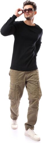 ⁦Andora Mens Pique Pattern Slip On Sweatshirt⁩ - الصورة ⁦6⁩