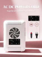 ⁦ORiTi Mini Beauty Fridge, LED Lighted Vanity Mirror for Makeup, Bathroom, Bedroom White⁩ - الصورة ⁦7⁩