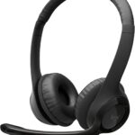 سماعات رأس USB للكمبيوتر من لوجيتك H390 - اسود، سلكي