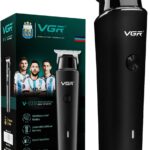 ماكينة حلاقة الشعر الاحترافية السلكية واللاسلكية من في جي ار، بمدة تشغيل: 500 دقيقة، V-933 (أسود)