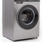 غسالة تحميل أمامي TW-BJ90M4EG(SK) بمحرك انفرتر 12 برنامج سرعة 1400 RPM سعة 8 كجم من توشيبا، لون فضي