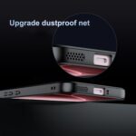 ⁦جراب حماية من ليمكسي لموبايل اوبو A6 برو 5G مع حماية مضادة للبصمات والسقوط من السيليكون المرن غير القابل للانزلاق + جراب حماية شفاف من الاكريليك⁩ - الصورة ⁦4⁩
