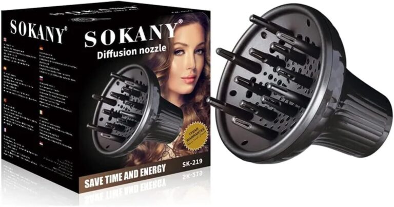 موزع شعر عالمي SK-219 من سوكاني، ملحق عالمي يناسب جميع مجففات الشعر تقريبًا، لتصفيف الشعر المجعد أو المموج، يجف ويكتسب أقصى كثافة دون تجعد