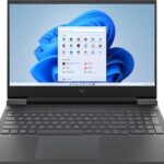 HP Victus 16-r0045ne Gaming Laptop - 13th i7-13700H 14-Cores, 16 GB DDR5-5200 MHz RAM, 1TB SSD, 16.1" FHD (1920X1080) 144 Hz IPS, NVIDIA GeForce RTX 4050 6GB GDDR6 Graphics, Backlit Keyboard - Silver