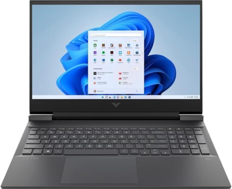 HP Victus 16-r0045ne Gaming Laptop - 13th i7-13700H 14-Cores, 16 GB DDR5-5200 MHz RAM, 1TB SSD, 16.1" FHD (1920X1080) 144 Hz IPS, NVIDIA GeForce RTX 4050 6GB GDDR6 Graphics, Backlit Keyboard - Silver
