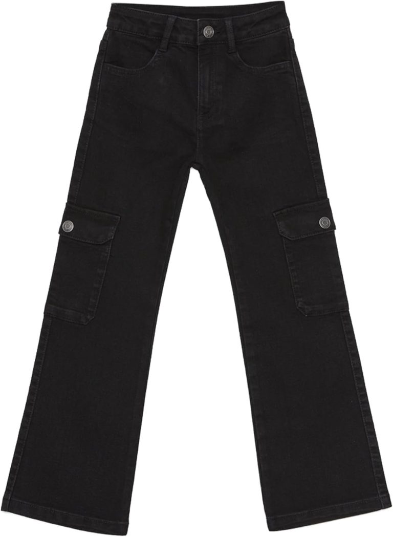 LC WAIKIKI Girl's Jean Trousers With Adjustable Elastic Waist