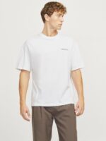 ⁦JACK & JONES Men's Bradley Graphic O-Neck Short-Sleeves T-Shirt (pack of 1)⁩ - الصورة ⁦3⁩