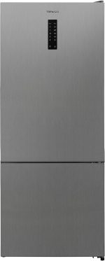 TORNADO Refrigerator Digital, Bottom Freezer, Advanced No Frost 430 Liter, Shiny Silver RF-452BVT-SLS