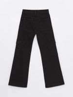 ⁦LC WAIKIKI Girl's Jean Trousers With Adjustable Elastic Waist⁩ - الصورة ⁦3⁩