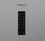 ⁦TORNADO Refrigerator Digital, Bottom Freezer, Advanced No Frost 430 Liter, Shiny Silver RF-452BVT-SLS⁩ - الصورة ⁦3⁩