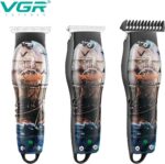 ⁦ماكينة حلاقة الشعر الاحترافية V-953 بشفرة على شكل حرف T للرجال من في جي ار، وقت تشغيل 120 دقيقة مع 3 امشاط توجيه قص (متعددة الالوان)⁩ - الصورة ⁦8⁩