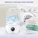 ⁦Underwear Washing Machine, Portable Mini Washing Machine, Rechargeable, Compact Washing Machine for Apartment, for Underwear, Socks, Motorhome Travel⁩ - الصورة ⁦8⁩
