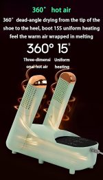 HEAVY DUTY SHOE DRYER - A must-have for outdoor enthusiasts, this shoe dryer accommodates different types of shoes, ensuring they are dry and ready for your next adventure.(White) - الصورة 2