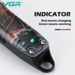 ⁦ماكينة حلاقة الشعر الاحترافية V-953 بشفرة على شكل حرف T للرجال من في جي ار، وقت تشغيل 120 دقيقة مع 3 امشاط توجيه قص (متعددة الالوان)⁩ - الصورة ⁦6⁩