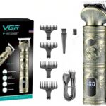 في جي ار ماكينة حلاقة الشعر V-962 قابلة لإعادة الشحن - ماكينة حلاقة وتشذيب اللحية