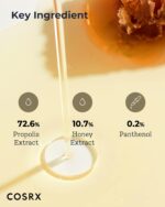 ⁦تونر سينيرجي من صمغ النحل بروبوليس 72.6% للعناية المكتملة للبشرة خالي من البارابين من كوسركس، 50 مل/1.69 اونصة سائلة | ادوات عناية بالبشرة من كوريا⁩ - الصورة ⁦5⁩