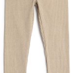 KOTON Girls Leggings Drawstring Ribbed Leggings