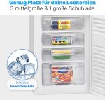 ⁦Bomann Freezer with 91 L Net Capacity, Small Freezer with Acoustic Door Warning Signal, Mini Fridg with Quick Freeze Function and 4 Star Marking, Door Hinge Changeable, GS 7243 White [Energy Class E]⁩ - الصورة ⁦4⁩