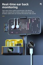 General GM34 Combo Wireless Lavalier Microphone with Noise Reduction, Silent & Reverb Modes – 50m Range, 8H Battery, Type-C/Lightning Receiver – for Vlogs, Interviews, Online Streaming - الصورة 6