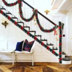 ⁦10 Meters Christmas Tinsel Garlands Christmas Chunky Tinsel Xmas Metallic Twist Garland Xmas Tinsel Hanging Decoration for Christmas Tree Decorations Wedding Party Supplies (green white)⁩ - الصورة ⁦6⁩