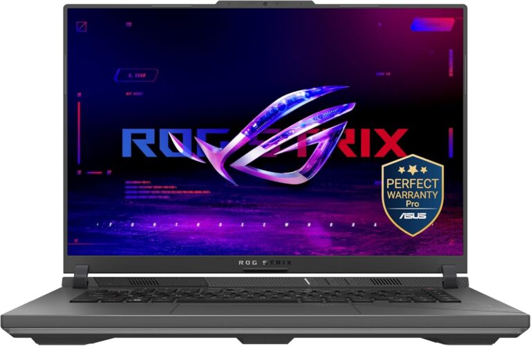 لابتوب أسوس روج ستريكس G16 [G614FM-RV169W] AMD رايزن 9 9955HX / LPDDR5X 16GB / 1TB SSD / RTX 5060 8GB DDR7 / ويندوز 11