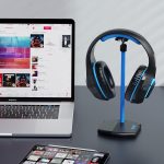 ⁦حامل سماعات رأس من تاتيبو، مصمم خصيصا لمحبي الألعاب ومتوافق مع جميع السماعات، اكسسوار عملي لأجهزة الألعاب والكمبيوتر الشخصي⁩ - الصورة ⁦4⁩