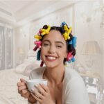 ⁦بكرات تجعيد الشعر المرنة بدون حرارة من ييريج، لا تسبب الضرر للشعر، إسفنجية وقابلة للف، أدوات تصفيف الشعر بدون حرارة للشعر القصير والطويل (1 × 24 سم) 10 قطع⁩ - الصورة ⁦4⁩