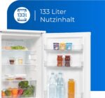 ⁦ثلاجة غرفة كاملة بتصميم وحدة قائمة KS16-V-070E بلون أبيض مع تحكم يدوي في درجة الحرارة بمفصل باب قابل للتغيير من اككويزيت مع سعة تبريد صافية: 133 ل، EEK: E، أبيض⁩ - الصورة ⁦3⁩