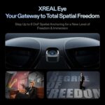 ⁦نظارة واقع معزز ون برو شريحة X1 3 DoF شاشة افتراضية 171 بوصة FOV 57° 120Hz صوت بوس شاشة سوني OLED 3 وضع تعتيم تتوافق مع PS5/نينتندو سويتش 2/آيفون 16 و15/ستيم دك/كمبيوتر/أندرويد/iOS من اكس ريل، ميديوم⁩ - الصورة ⁦4⁩
