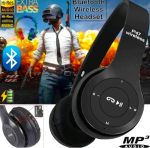 Wireless Bluetooth Earphone P47 with Mic for Laptop, Mobile Phone, PC, Over Ear Stereo Music Headset, Deep Bass,Soft-Earpads, Headset For Gaming, with SD Memory Card Support & FM & AUX & Micro (Black) - الصورة 9